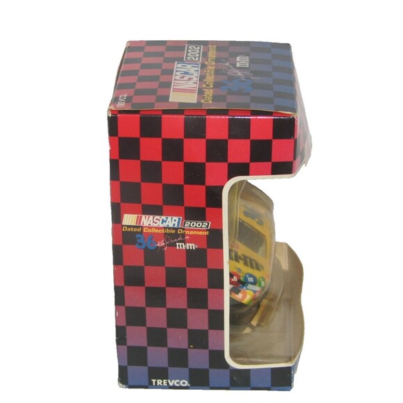 NASCAR M & M's Ken Schrader Racecar Collectible Christmas Ornament 2002 - Picture 6 of 6